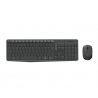 Teclado + Ratón Logitech MK235 Inalámbrico Wireless, Negro, Nuevo