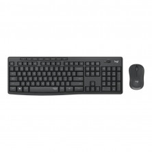 Teclado + Ratón Logitech MK295 Silent Touch, Negro, Nuevo