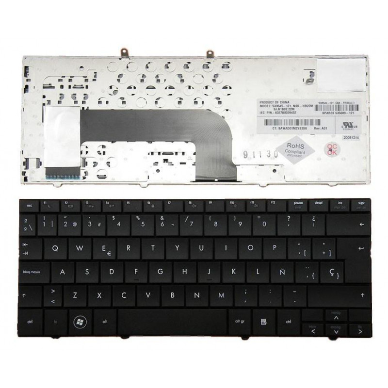 TECLADO PARA PORTÁTIL HP MINI 110-1000 COMPAQ MINI TECLADO PARA PORTÁTIL HP MINI 110-1000 COMPAQ MINI