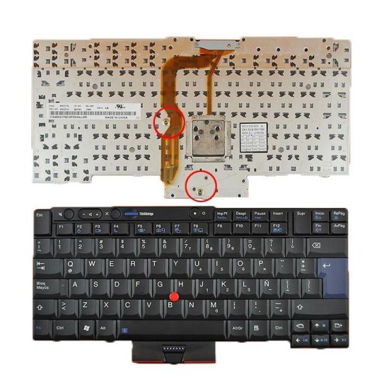 TECLADO PARA PORTÁTIL LENOVO THINKPAD T400S T410 T410I T410S T420 X220 45N2083 TECLADO PARA PORTÁTIL LENOVO THINKPAD T400S T410 T410I T410S T420 X220 45N2083