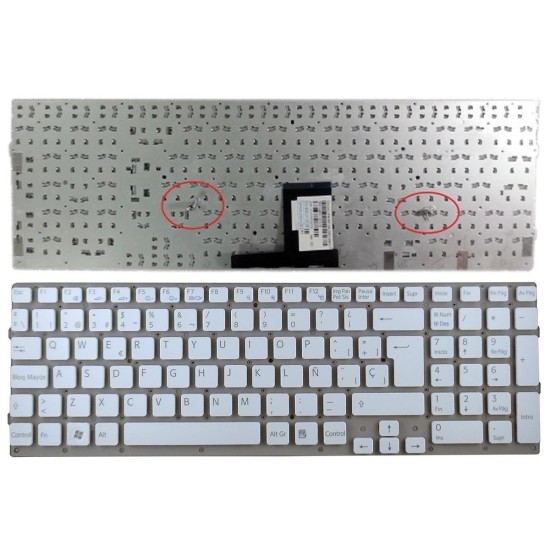 TECLADO PARA PORTÁTIL SONY VAIO VPC-EC VPC-EC2M1E VPCEB4E1 VPC-EB14EN/BI MP-09L26EO-8863 PCG-71C11M TECLADO PARA PORTÁTIL SONY VAIO VPC-EC VPC-EC2M1E VPCEB4E1 VPC-EB14EN/BI MP-09L26EO-8863 PCG-71C11M