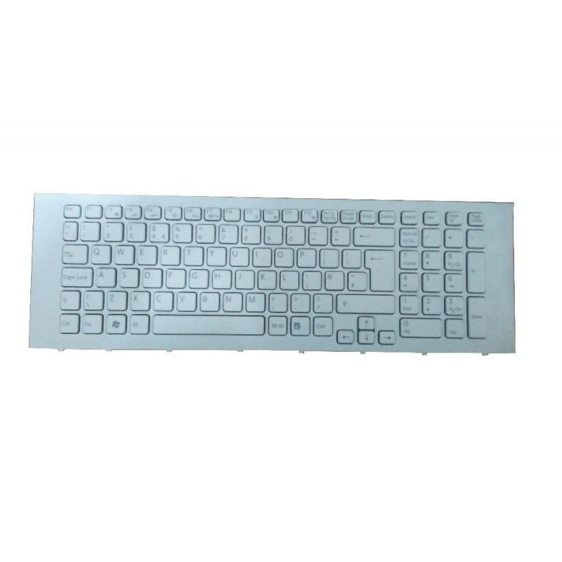 TECLADO PARA PORTÁTIL SONY VAIO VPC-EJ SERIES CON MARCO BLANCO TECLADO PARA PORTÁTIL SONY VAIO VPC-EJ SERIES CON MARCO BLANCO
