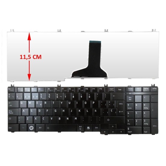 TECLADO PARA PORTÁTIL TOSHIBA SATELLITE C650 C660