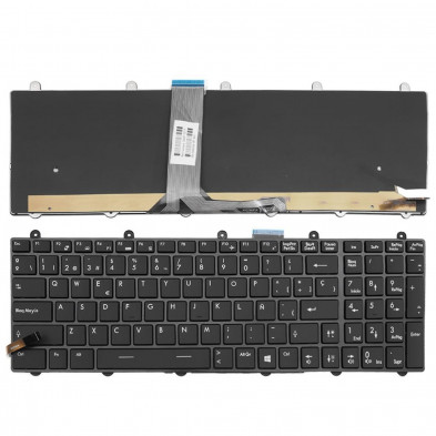 TECLADO RETROILUMINADO PARA PORTÁTIL MSI GT780 GT783 GX780 V132150BK1 SP TECLADO RETROILUMINADO PARA PORTÁTIL MSI GT780 GT783 GX780 V132150BK1 SP