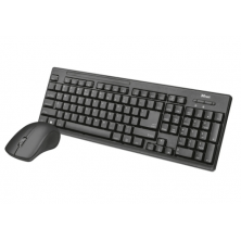 Trust ZIVA Teclado + Ratón inalámbrico Negro, Nuevo