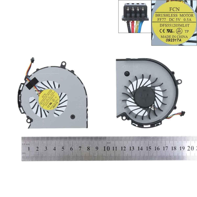 VENTILADOR CPU PARA PORTÁTIL HP PAVILION 14-D032 15-D101TX CQ15-A101 246G2 VENTILADOR CPU PARA PORTÁTIL HP PAVILION 14-D032 15-D101TX CQ15-A101 246G2
