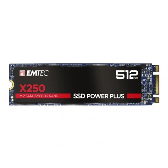 Disco EMTEC SSD 512GB X250 M2 SATA3 hasta 520 MB/s, Nuevo Disco EMTEC SSD 512GB X250 M2 SATA3 hasta 520 MB/s, Nuevo