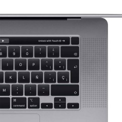 Apple MacBook Pro 16" i9 16GB SSD 1000GB 2019 Gris A+