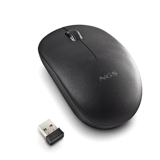 Ratón fog inalámbrico receptor USB nano negro