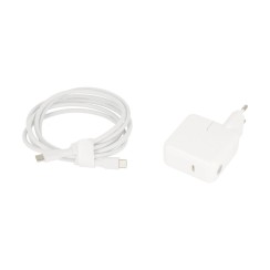 Cargador Movano 29W USB tipo C USB-C iPad/MacBook, Blanco, Nuevo