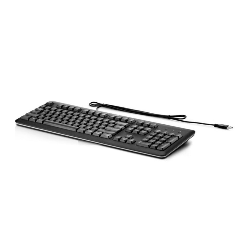 Teclado HP USB AZERTY Francés  (QY776AA#ABF), Negro, Km0 Caja Original