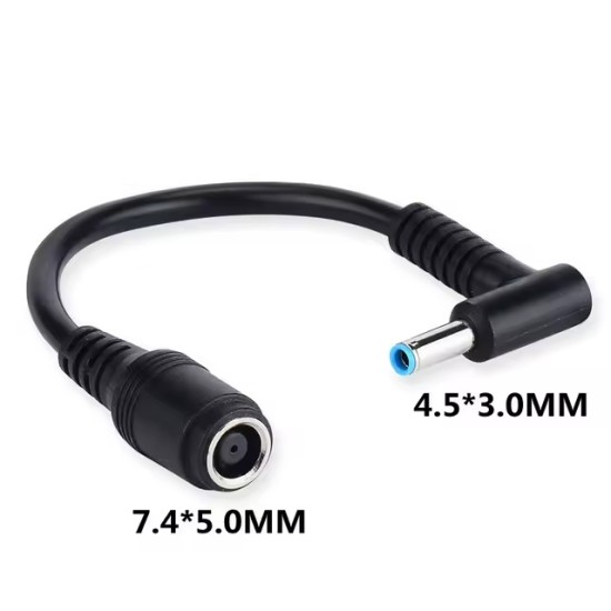 Adaptador de carga HP Dell Blue Tips 7,4x5,0mm a 4,5x3,0mm, A+