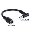 Adaptador de carga HP Blue Tips 7,4x5,0mm a 4,5x3,0mm, A+