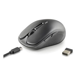 Ratón Inalámbrico NGS Evo Spook | Silencioso y Recargable