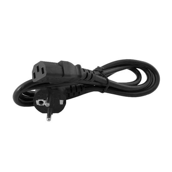 Cable de Alimentación Schuko Tipo F C13 Cable para Torre, Negro, Nuevo