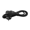 Cable de Alimentación Schuko Tipo F C13 Cable para Torre, Negro, Nuevo