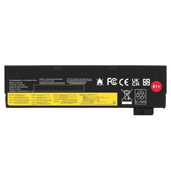 Batería Lenovo ThinkPad T470 T480 T570 T580 | 4400mAh Batería Lenovo ThinkPad T470 T480 T570 T580 | 4400mAh