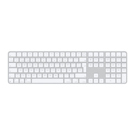 Apple Magic Keyboard Numérico A2520 Español (ESP), 2021, Plata, Touch ID, A+ Apple Magic Keyboard Numérico A2520 Español (ESP), 2021, Plata, Touch ID, A+