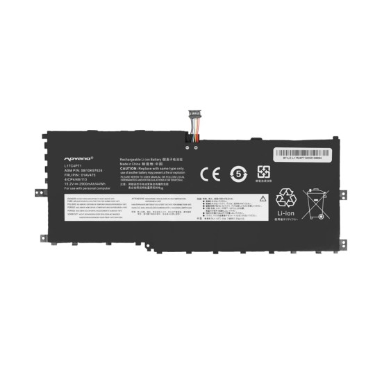 Batería Movano para Lenovo ThinkPad X1 Yoga Gen 3 / Yoga