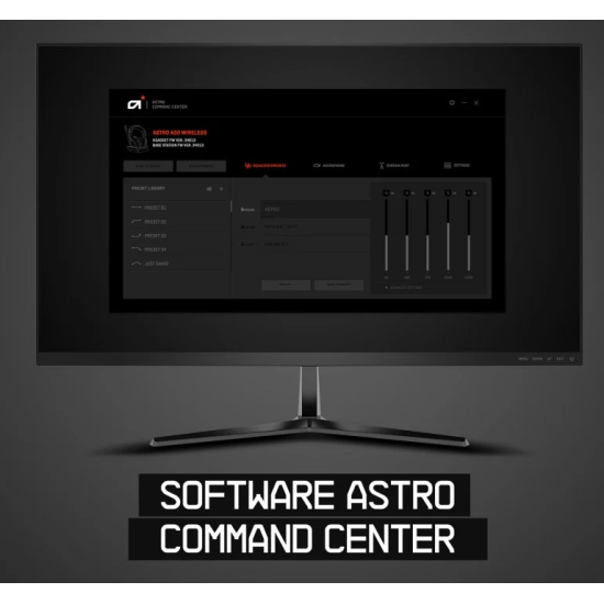 Astro A50 Wireless + Estación Base para PS4/PS5/PC/Mac, Negro, Km0