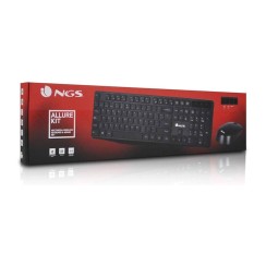 NGS ALLURE KIT · Teclado y Ratón Wireless 2.4 GHz · Plug & Play