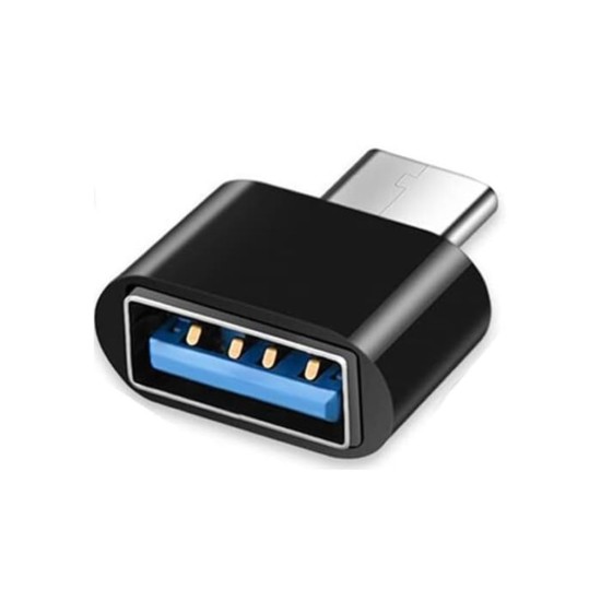 Adaptador USB a USB-C, Adaptador OTG USB-C Macho a USB-A 2.0 Hembra, Compatible con MacBook Pro, Samsung Galaxy