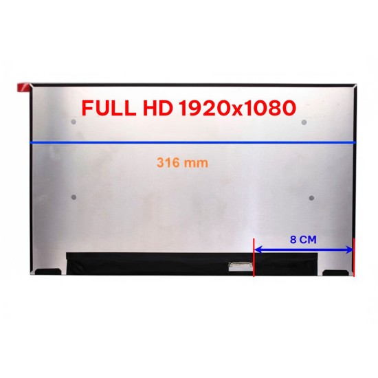 Pantalla 14″ FHD N140HCG-GE1 40 pines Mate | LED 8 cm conector
