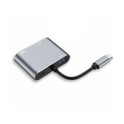 Convertidor USB-C a HDMI, USB-C 3.0 divisor compatible 3 en 1, 4K, PD, Carga Rápida, Nuevo