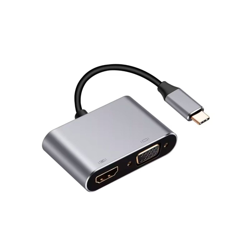 Convertidor USB-C a HDMI, USB-C 3.0 divisor compatible 3 en 1, 4K, PD, Carga Rápida, Nuevo