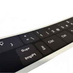 Pegatinas teclado HP | Español | Fondo UV reimpreso alta resistencia