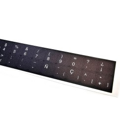 Pegatinas teclado Lenovo | Español | Fondo UV reimpreso alta resistencia