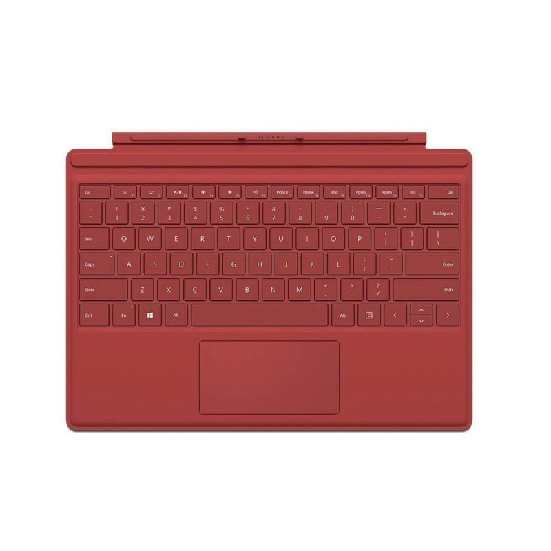 Microsoft Surface Pro Type Cover Rojo (M1725) | Teclado QWERTY UK