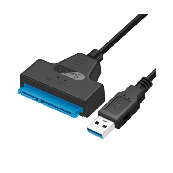 Cable USB 3.0 a SATA III 2.5” 22 Pines para HDD SSD