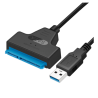 Cable USB SATA 3 adaptador a USB 3.0, compatible con disco duro externo HDD SSD de 2,5", Cable Sata III de 22 pines, Nuevo