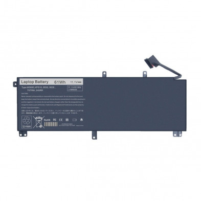 Batería para Dell Precision M3800, XPS 15 (9530, 9535) (4650 mAh) 11.55V