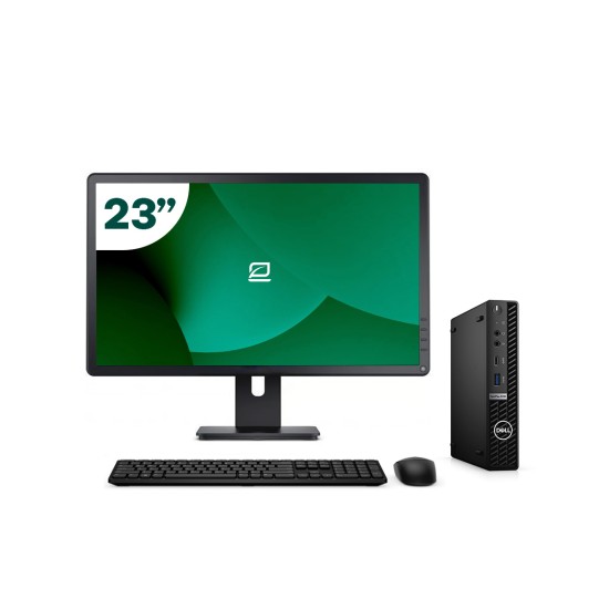 Pack Dell 5090 Micro i5 11500T + Monitor 23" + Teclado/Ratón + WiFi USB