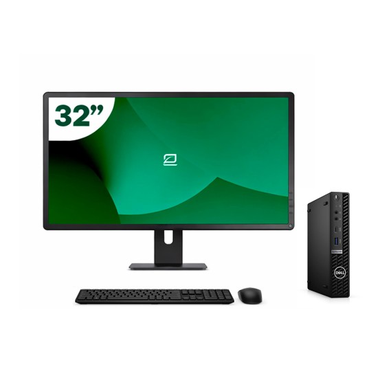 Pack Dell 5090 Micro i5 11500T + Monitor 32" + Teclado/Ratón + WiFi USB