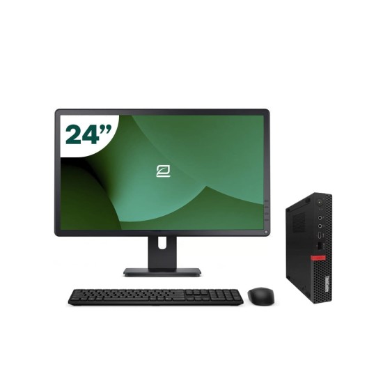 Pack Lenovo M920s SFF i5 8500 + Monitor 24" + Teclado/Ratón + WiFi USB