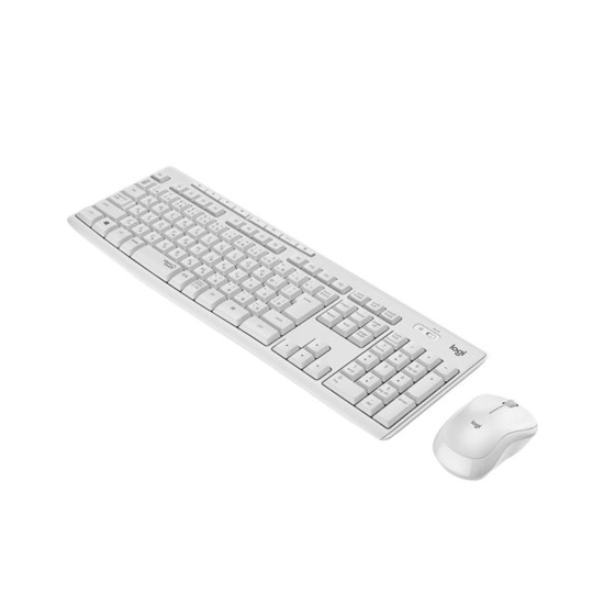 Teclado + Ratón Logitech MK295 Silent Touch, Blanco, Nuevo