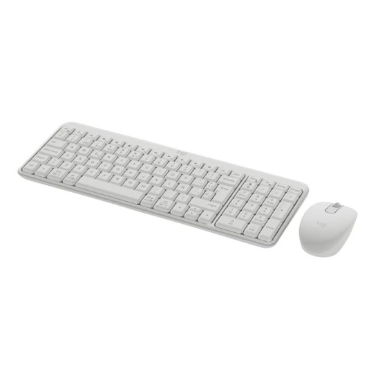 Logitech MK250 Inalámbrico Teclado y Ratón Blanco