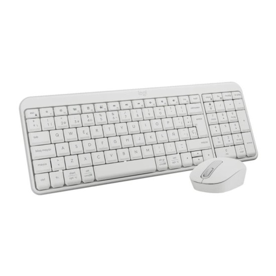 Logitech MK250 Inalámbrico Teclado y Ratón Blanco