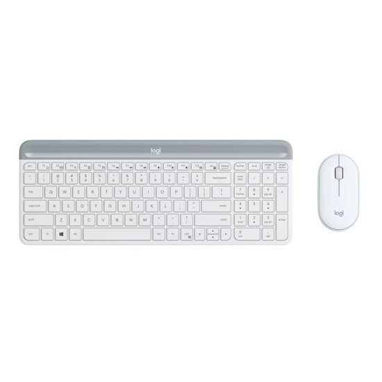 Logitech MK470 Inalámbrico Teclado y Ratón Blanco