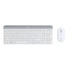 Teclado + Ratón Logitech MK470 Inalámbrico Wireless, Blanco, Nuevo