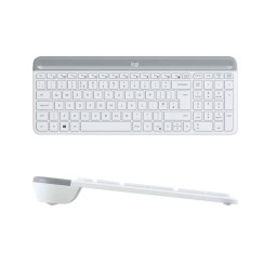 Logitech MK470 Inalámbrico Teclado y Ratón Blanco