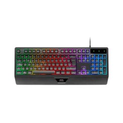 Mars Gaming MK124 Teclado Semimecánico Negro