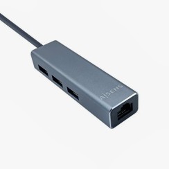 Hub USB Aisens A109-0396 3x USB-A RJ45 Ethernet