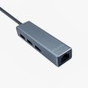 Conversor Aisens A109-0396 USB-C a RJ45 Ethernet Gigabit 10/100/1000 MBPS + HUB 3xUSB-A 3.0