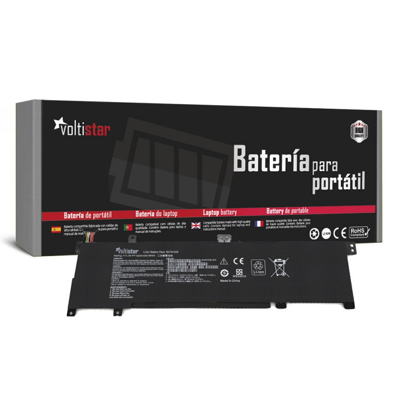 BATERÍA PARA PORTÁTIL ASUS A501LX A501LB5200 K501LX K501UX K501UB B31N1429 BATERÍA PARA PORTÁTIL ASUS A501LX A501LB5200 K501LX K501UX K501UB B31N1429