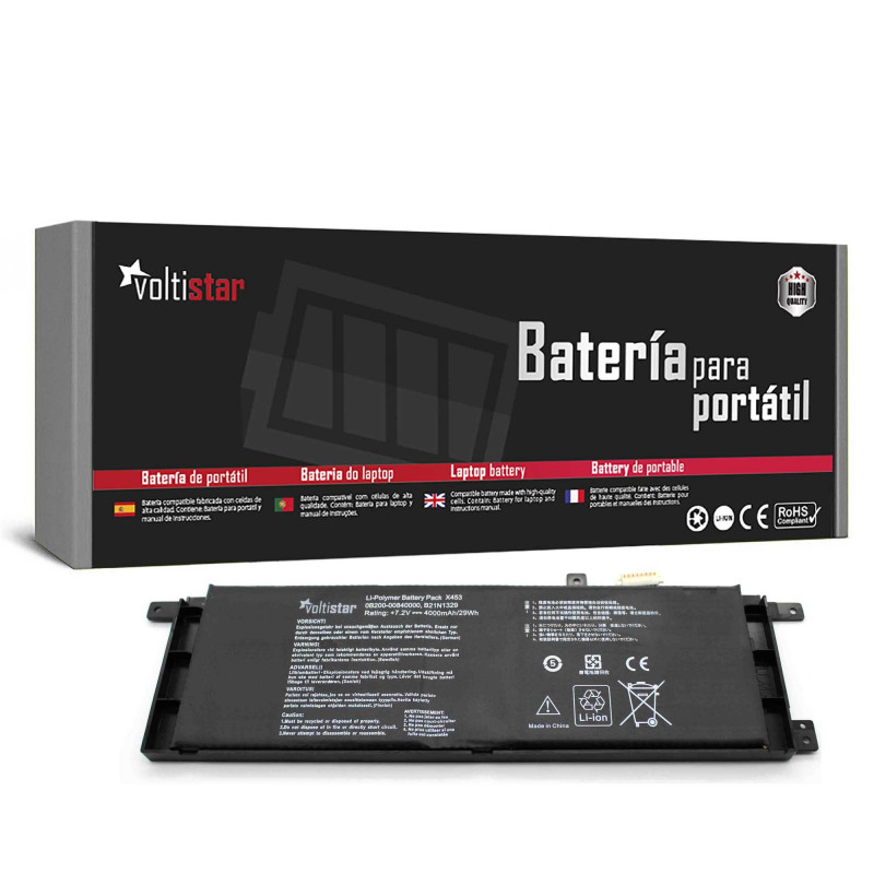 BATERÍA PARA PORTÁTIL ASUS X553M F553M A453M B21N1329 BATERÍA PARA PORTÁTIL ASUS X553M F553M A453M B21N1329