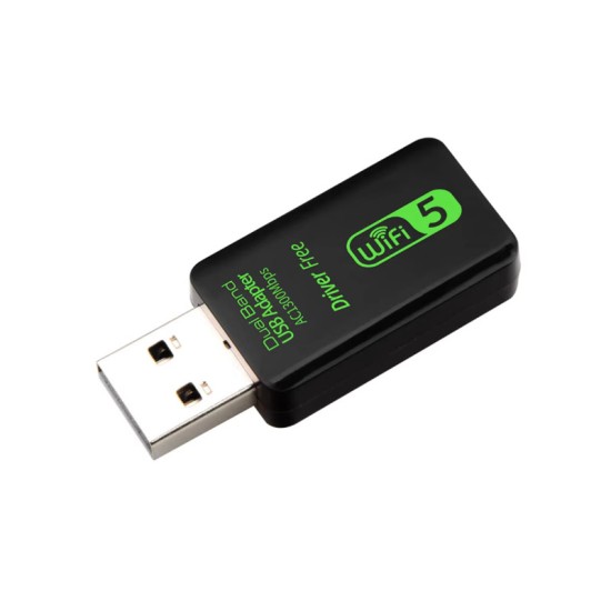 Adaptador USB WiFi AC1300 Dual Band · 5GHz Alta Velocidad